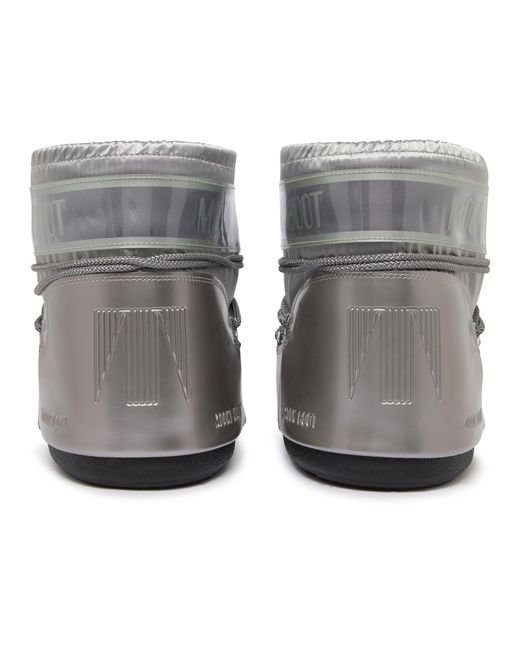 Moon Boot Gray Stiefeletten Mit Satin Icon Low Glance