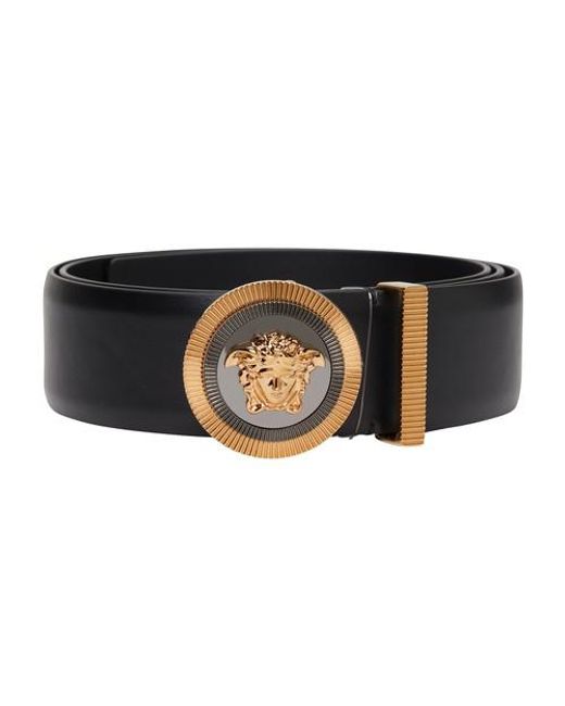Versace Medusa Biggie Belt in Black for Men Lyst