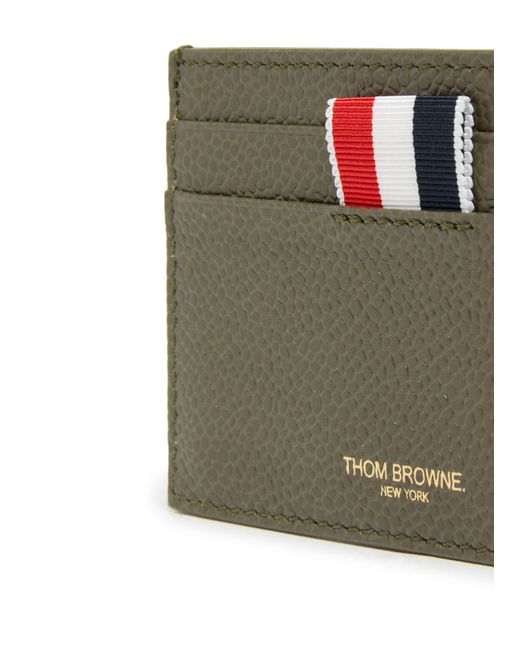 Porte-cartes Thom Browne pour homme en coloris Black