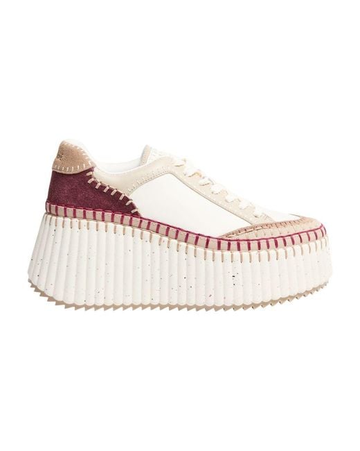 Sneakers Nama Chloé en coloris Natural