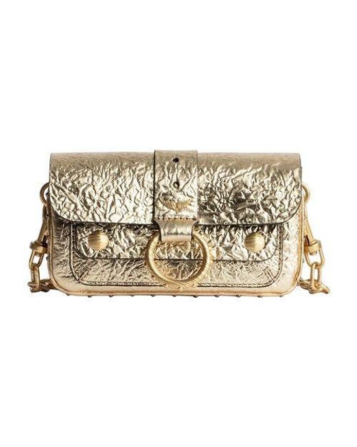 Zadig & Voltaire Metallic Kate Wallet Bag