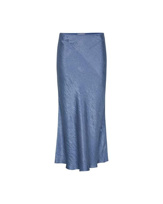 Anna October Blue Sandra Midi Skirt
