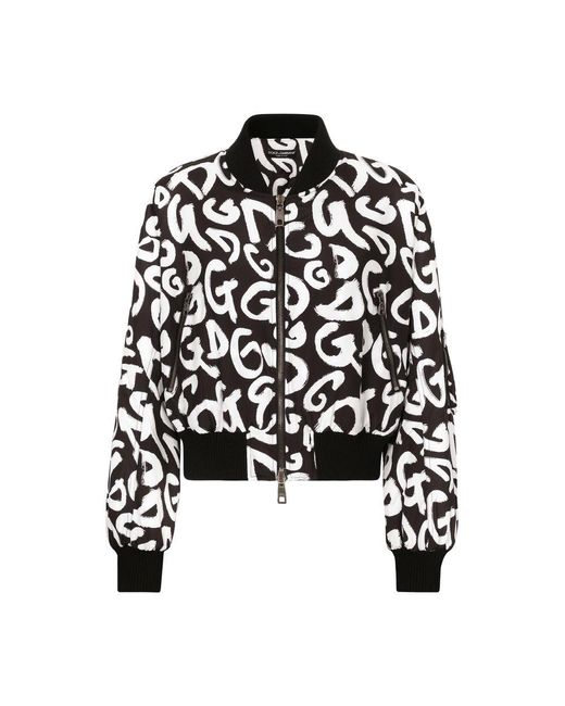 Dolce & Gabbana Black Nylon Jacket