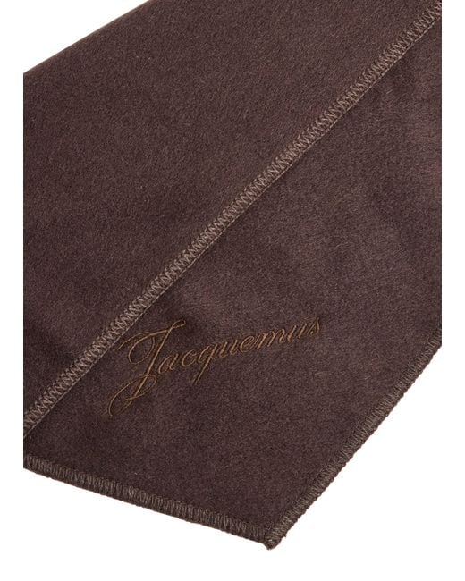 Jacquemus Brown The Cachemire Bandana
