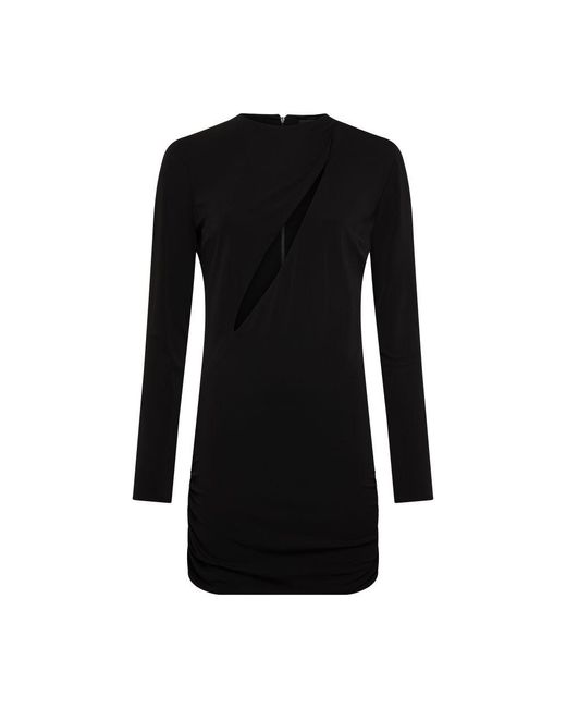 Versace Black Tessuto Mini Dress