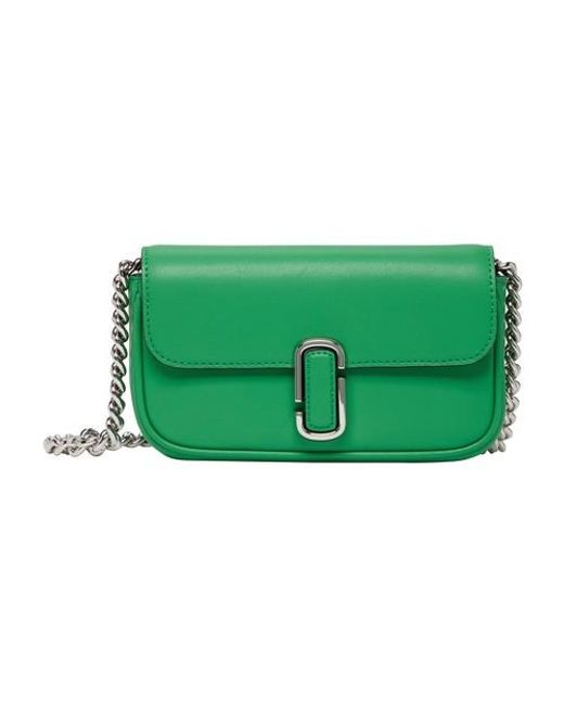 Marc Jacobs Green The Mini Soft Shoulder Bag
