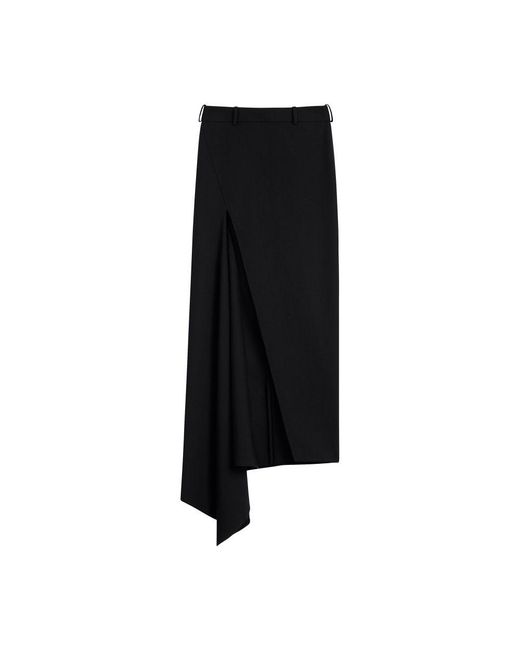 Givenchy Black Slit Skirt