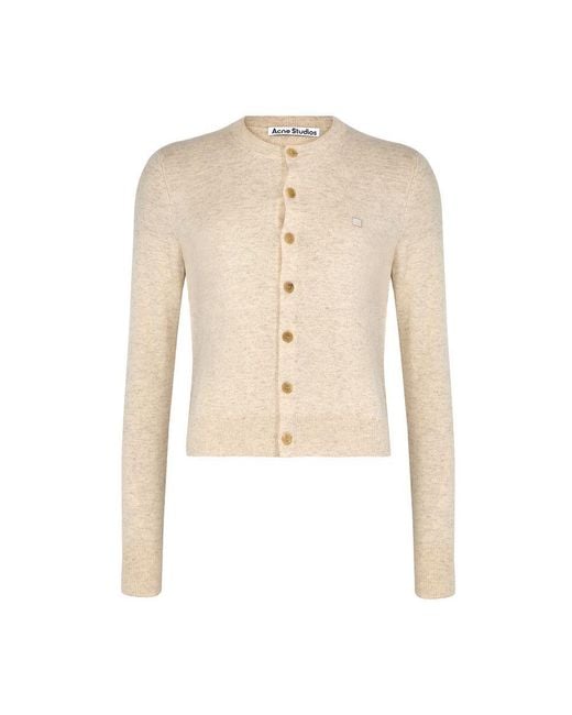 Acne Natural Wool Cardigan