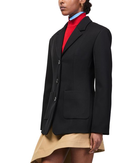 Loewe Black Woolen Jacket