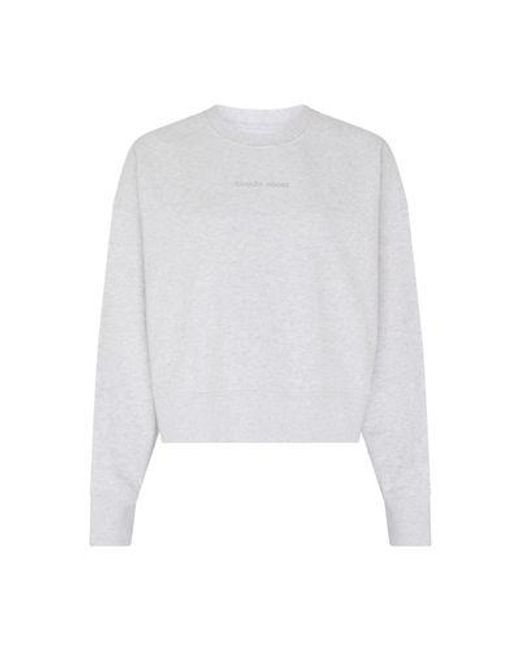 Canada Goose White Muskoka Relaxed Crewneck