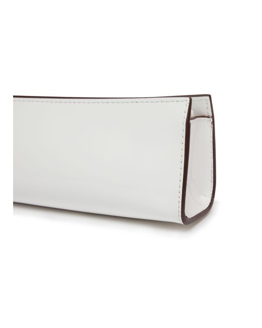MANU Atelier White Pencil Box Shoulder Bag