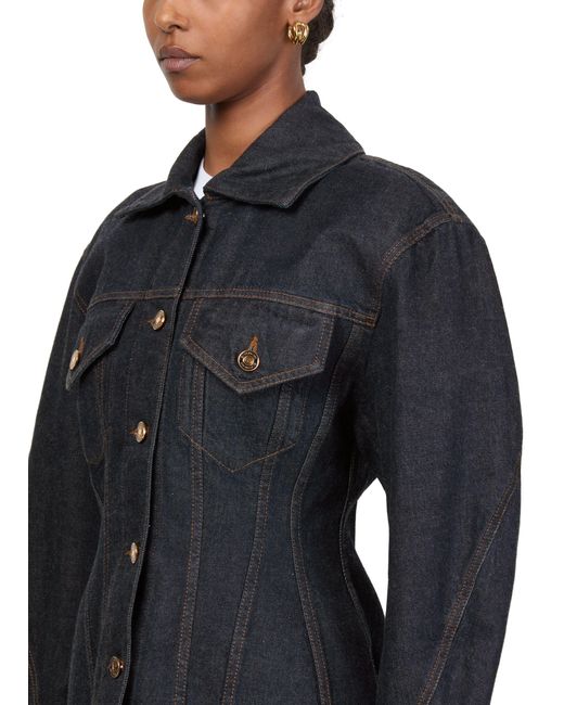 Givenchy Blue Cinched Jacket