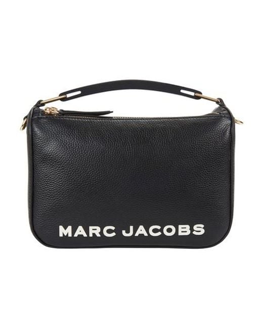 Marc Jacobs Leather The Softbox Crossbody Bag in Black Lyst Australia