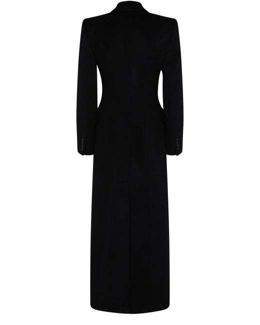 Alexander McQueen Black Cashmere Coat