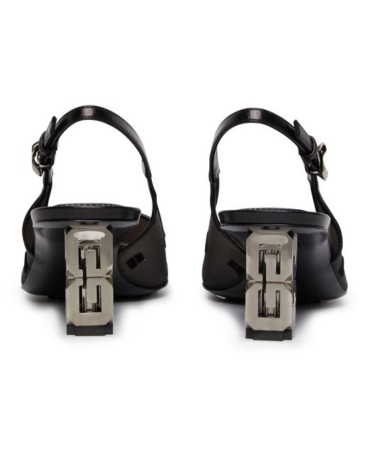 Givenchy Black G-cube Slingback Pumps