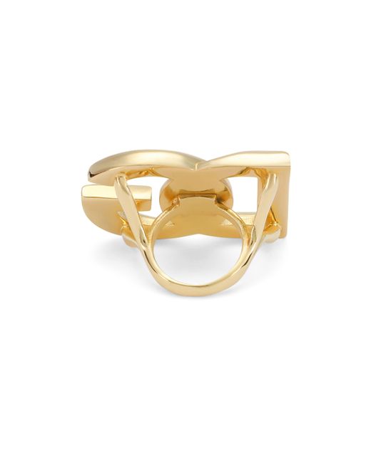Dolce & Gabbana Yellow Dg Logo Ring