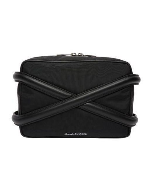 Alexander McQueen Black Camera Bag for men