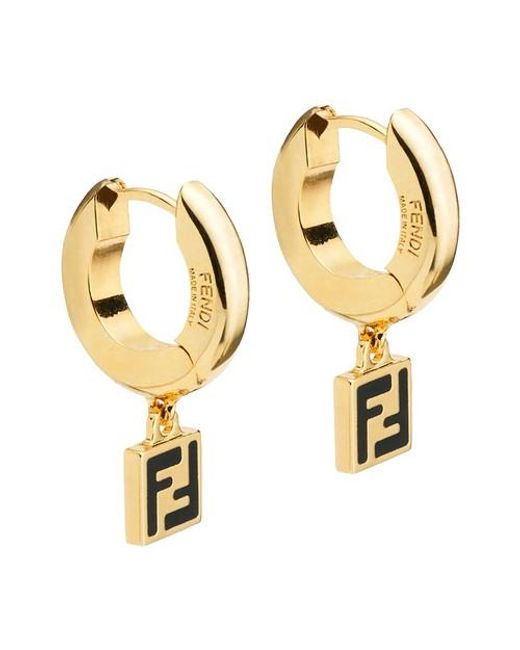 Fendi Forever Earrings in Metallic | Lyst Australia