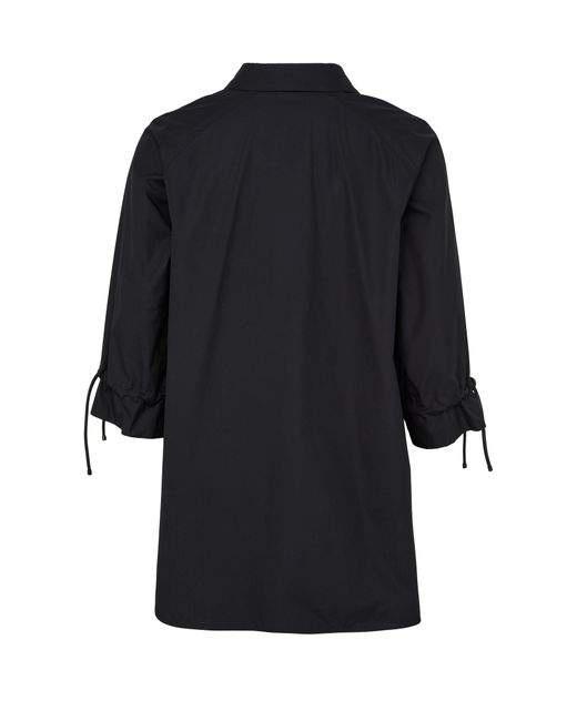 Max Mara Black V-Neck Blouse