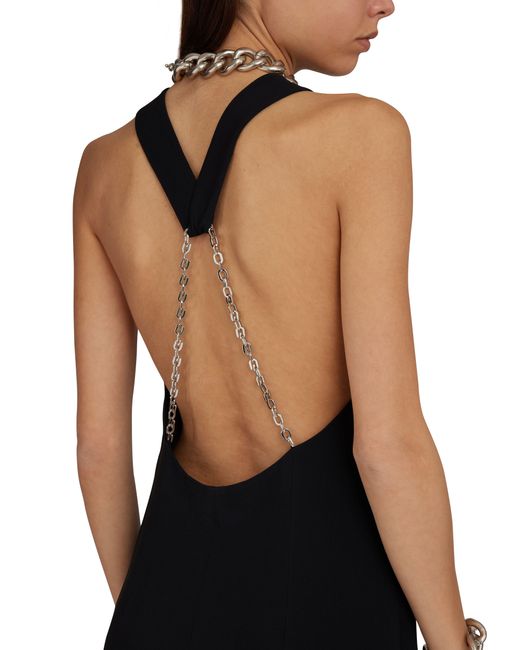 Givenchy Black Mini Chain Dress