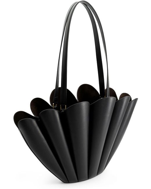 Mlouye Black Cabas-Tasche Seashell
