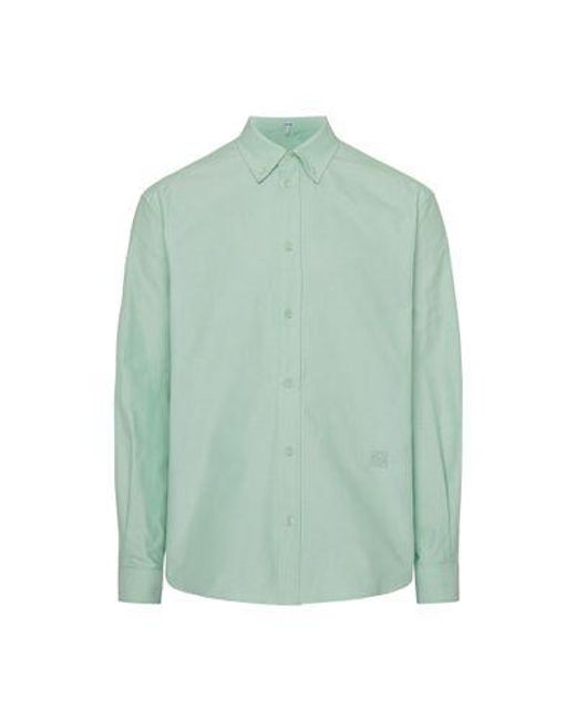 Loewe Green Cotton Shirt for men