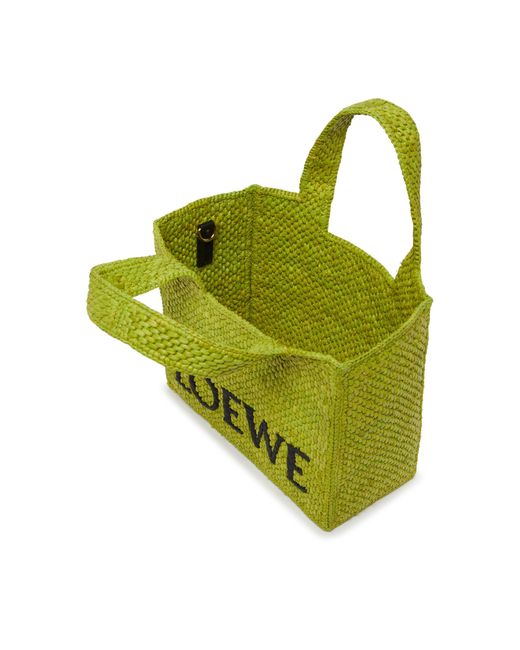 Loewe Green Kleine Tote Bag mit Logo