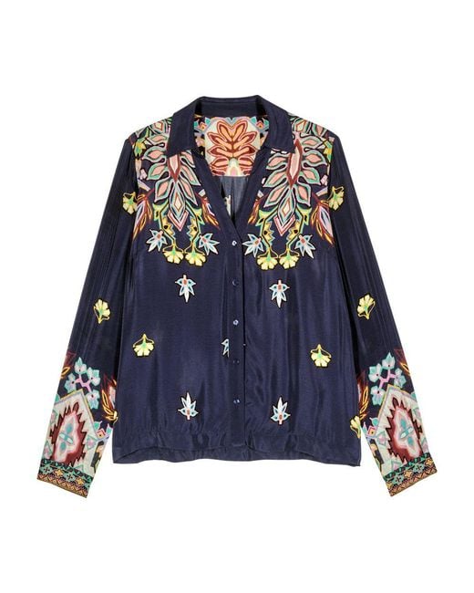 Ba&sh Blue Loryane Shirt