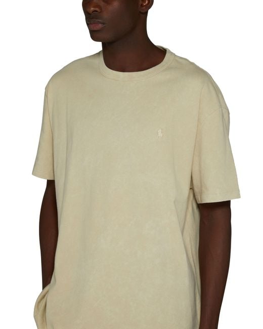 Polo Ralph Lauren Green Short-sleeved T-shirt With Logo for men