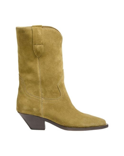 Isabel Marant Brown Dahope Ankle Boots