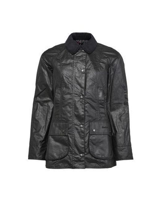 Barbour Black Beadnell Waxed Jacket