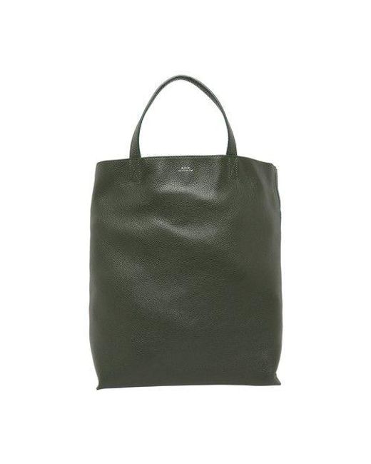 A.P.C. Green Medium Maïko Bag