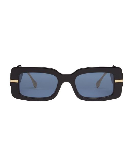 Fendi Blue Graphy Glasses