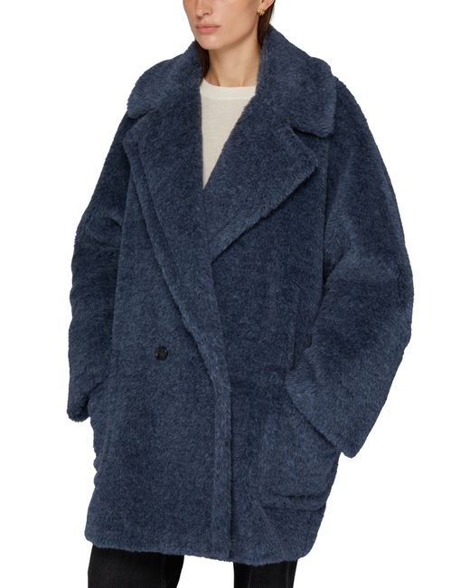 Max Mara Teddy Bear Tedgirl Short Coat in Blue Lyst