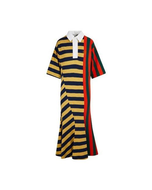Loewe Multicolor Stripe Rugby-shirt Dress