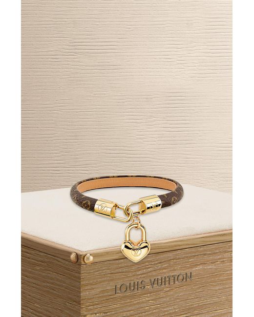 Bracelet Crazy In Lock Louis Vuitton en coloris Brown
