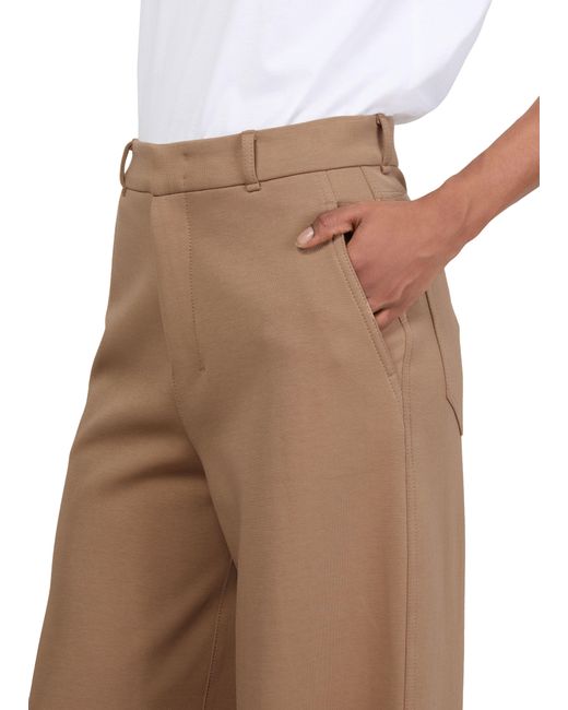 Max Mara Brown Merlot Wide Leg Pants