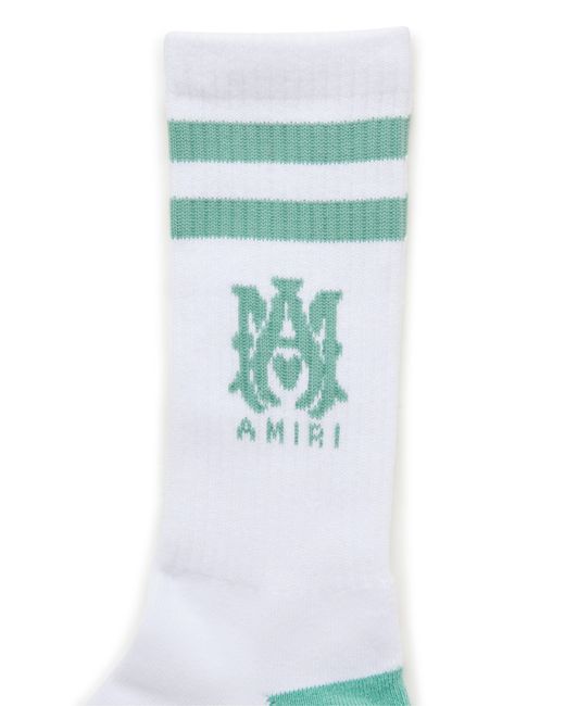 Amiri Blue Ma Stripe Socks for men