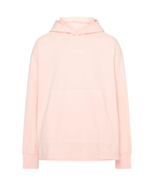 Sweatshirt à capuche Acne pour homme en coloris Pink