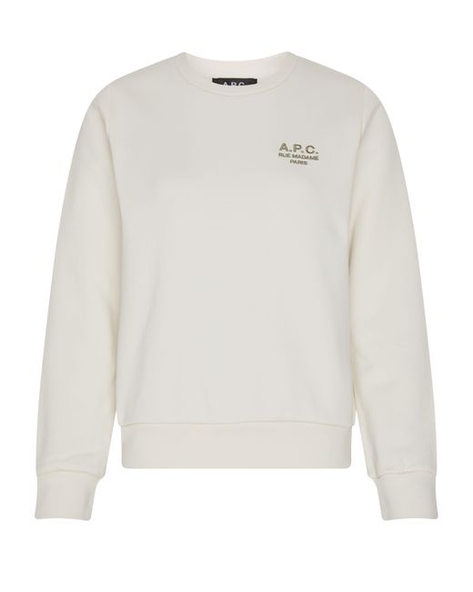 A.P.C. White Skye Sweatshirt