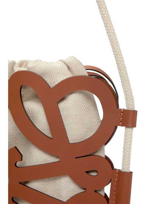 Loewe Brown Paula's Ibiza - Anagram Cut-out Crossbody Bag for men