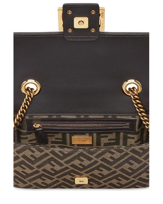 【FENDI】BAGUETTE CHAIN MIDI SHOULDER BAG Baguette Chain Midi Fabric Multicolour | Fendi