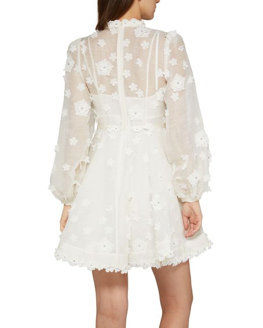 Zimmermann White Matchmaker Mini Dress