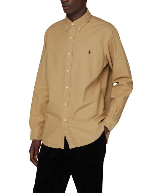 Polo Ralph Lauren Natural Slim Fit Oxford Shirt for men