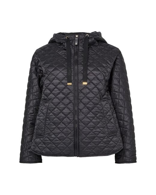 Max Mara Black Quilted Jacket