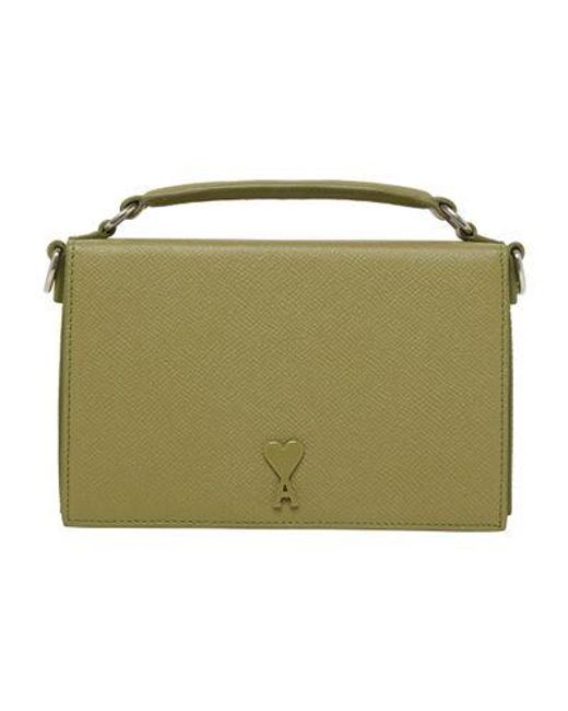 AMI Green Ami De Cœur Lunch Box Bag for men