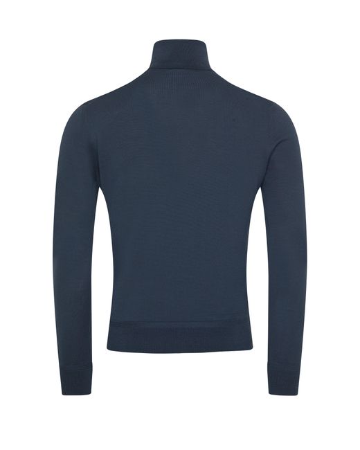 Tom Ford Blue Turtleneck Sweater for men