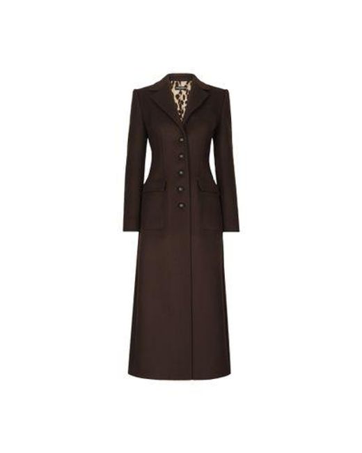 Dolce & Gabbana Brown Coat