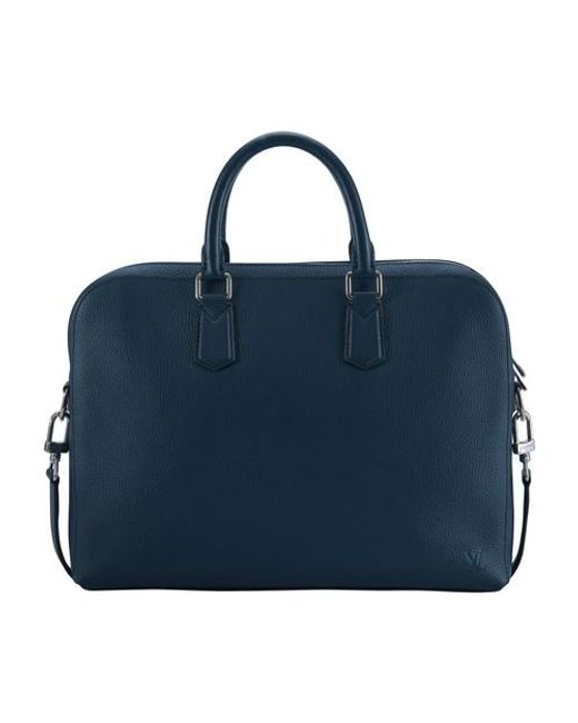 Louis Vuitton Blue Victor Briefcase for men