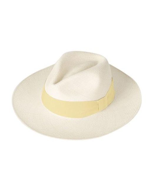 Frescobol Carioca Natural Rafael Panama Hat Wide Band for men